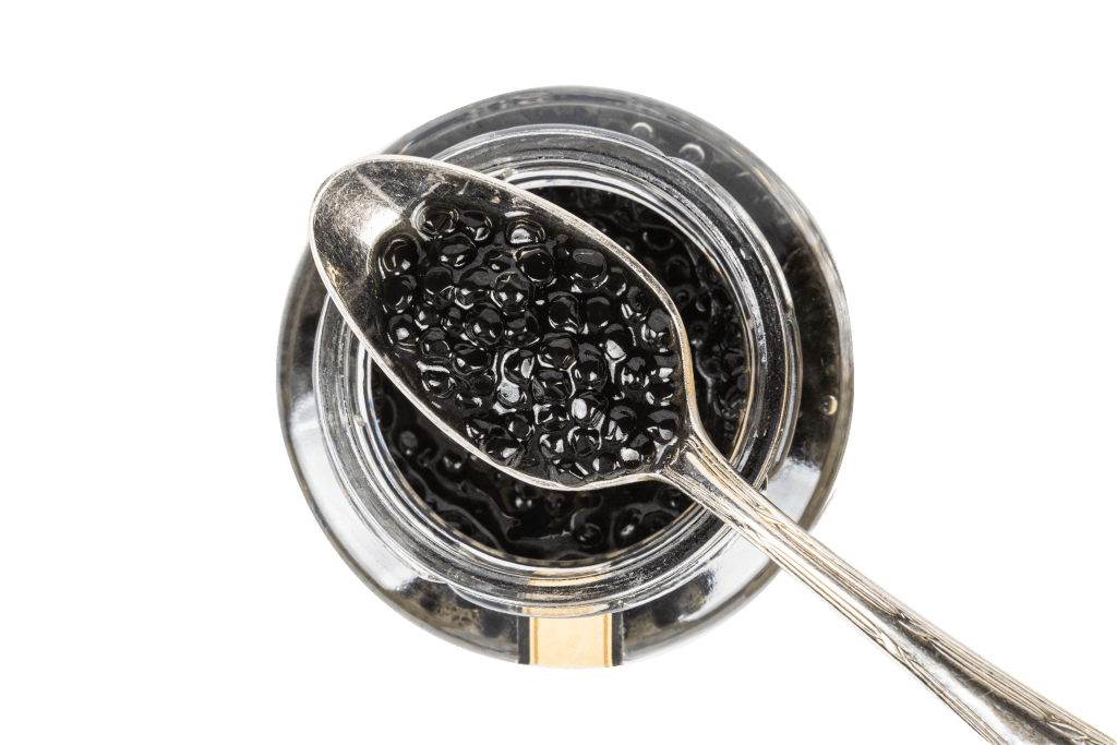 Perlen mit schwarzem Trüffelsaft - Gourmandise de Luxe