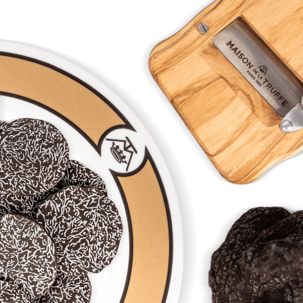 Slivers of dark chocolate truffles - Trompe l'Œil - Épicerie Fine Maison de la Truffe