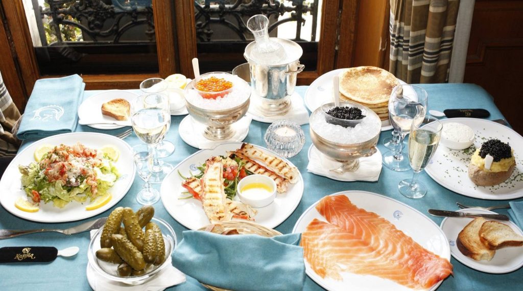 apéritif de luxe : la sélection Kaspia